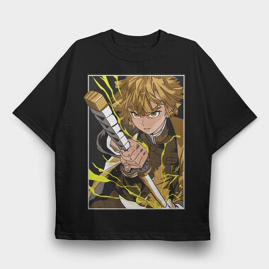Demon Slayer 21, Tricou Oversize Barbati (Unisex)