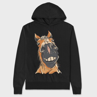 Smiling Horse, Hanorac Oversize Barbati (Unisex)