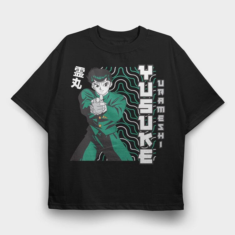 Yu Yu Hakusho 10, Tricou Oversize Barbati (Unisex)