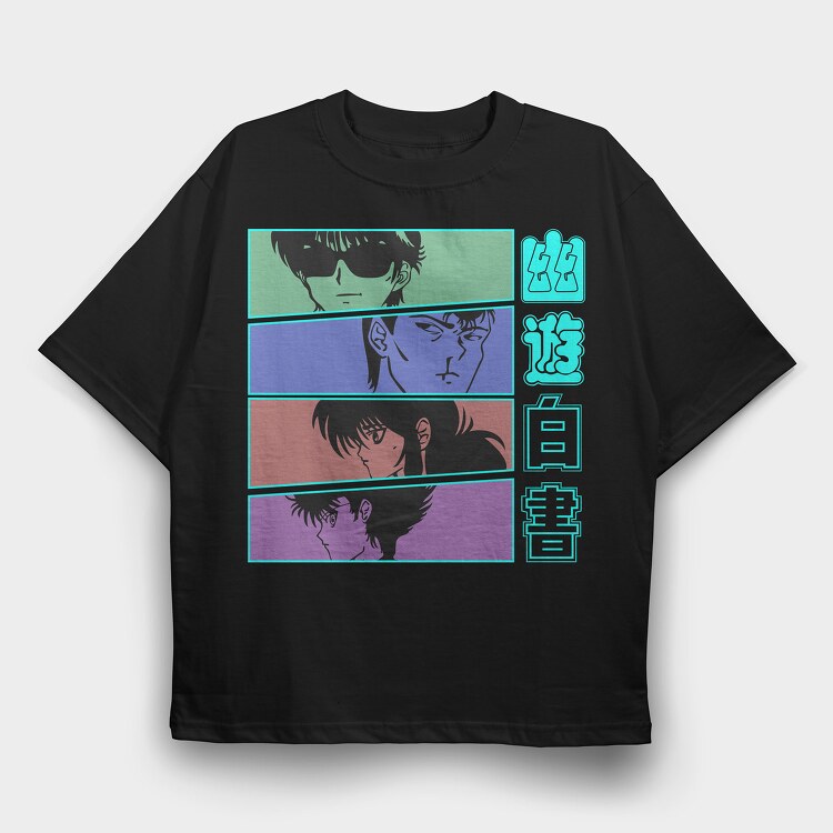 Yu Yu Hakusho 2, Tricou Oversize Barbati (Unisex)