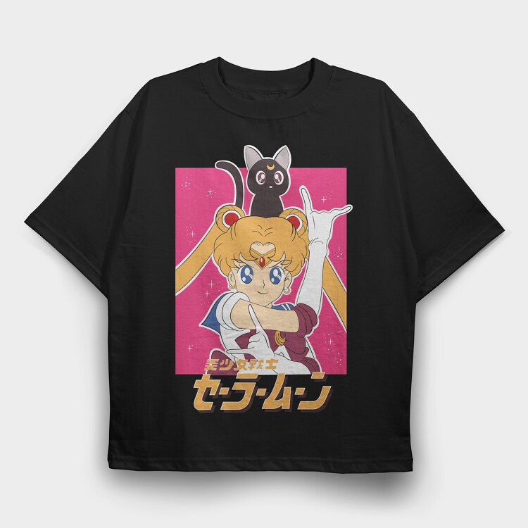 Sailor Moon 5, Tricou Oversize Barbati (Unisex)