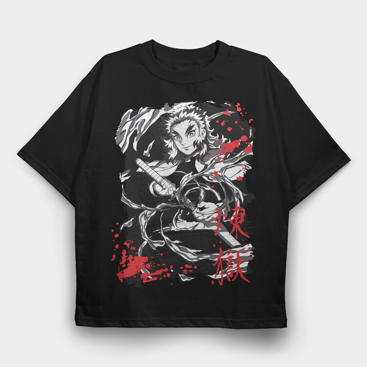 Demon Slayer 30, Tricou Oversize Barbati (Unisex)