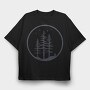 Trees, Tricou Oversize Barbati (Unisex)