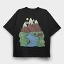 Keep It Simple River, Tricou Oversize Barbati (Unisex)
