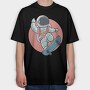 Astronaut Skate 2, Tricou Oversize Barbati (Unisex)