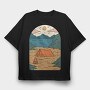 Landscape Nature 3, Tricou Oversize Barbati (Unisex)