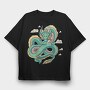 Vintage Dragon, Tricou Oversize Barbati (Unisex)