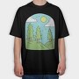 Landscape Nature 8, Tricou Oversize Barbati (Unisex)