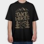 Take Hikes, Tricou Oversize Barbati (Unisex)