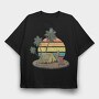 Retro Nature Outdoor 8, Tricou Oversize Barbati (Unisex)