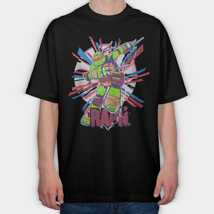 Teenage Mutant Ninja Turtles 4, Tricou Oversize Barbati (Unisex)