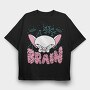 Pinky & the Brain 2, Tricou Oversize Barbati (Unisex)