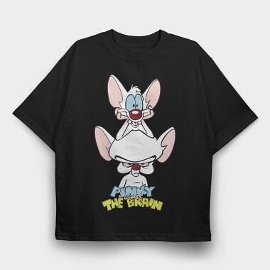 Pinky & the Brain 4, Tricou Oversize Barbati (Unisex)