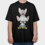 Pinky & the Brain 4, Tricou Oversize Barbati (Unisex)