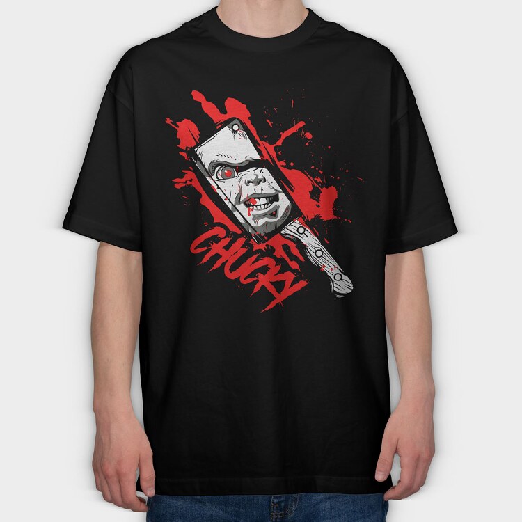 Terror 1, Tricou Oversize Barbati (Unisex)