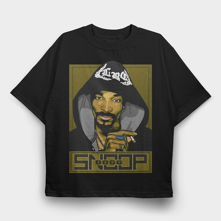 Snoop Dog 2, Tricou Oversize Barbati (Unisex)