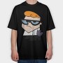 Cartoon Retro Dexter Laboratory 2, Tricou Oversize Barbati (Unisex)
