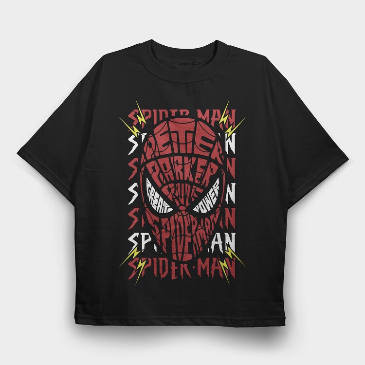 Spiderman No Way Home 3, Tricou Oversize Barbati (Unisex)