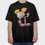 Cartoon Retro Dexter Laboratory 4, Tricou Oversize Barbati (Unisex)