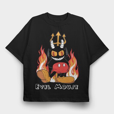 Cuphead 9, Tricou Oversize Barbati (Unisex)
