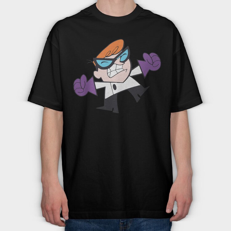 Dexter Laboratory 10, Tricou Oversize Barbati (Unisex)
