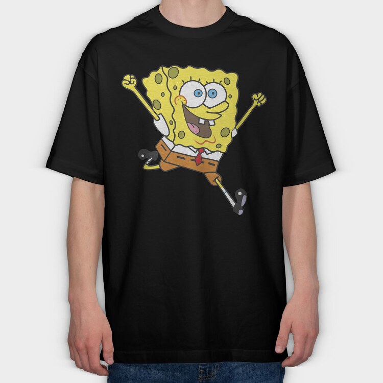 SpongeBob 1, Tricou Oversize Barbati (Unisex)