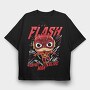 The Flash Comics, Tricou Oversize Barbati (Unisex)