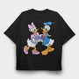 Cartoon Retro Disney 3, Tricou Oversize Barbati (Unisex)