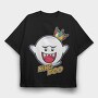 King Boo Mario Bros, Tricou Oversize Barbati (Unisex)