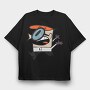 Dexter Laboratory 18, Tricou Oversize Barbati (Unisex)