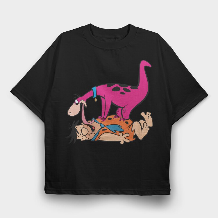 The Flintstones 11, Tricou Oversize Barbati (Unisex)