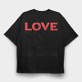 Love 1, Tricou Oversize Barbati (Unisex)
