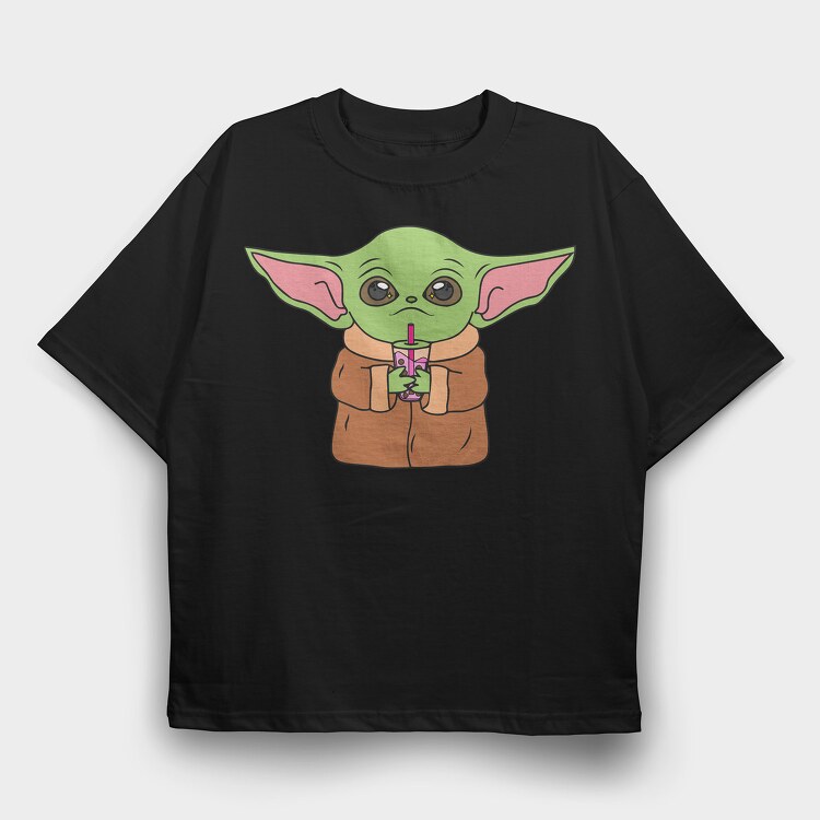 Baby Yoda 20, Tricou Oversize Barbati (Unisex)