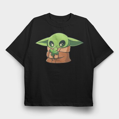 Baby Yoda 22, Tricou Oversize Barbati (Unisex)