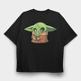 Baby Yoda 22, Tricou Oversize Barbati (Unisex)
