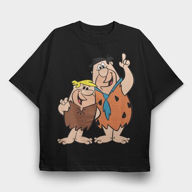 The Flintstones 25, Tricou Oversize Barbati (Unisex)