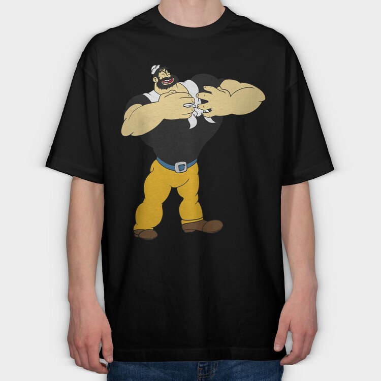 Popeye 24, Tricou Oversize Barbati (Unisex)