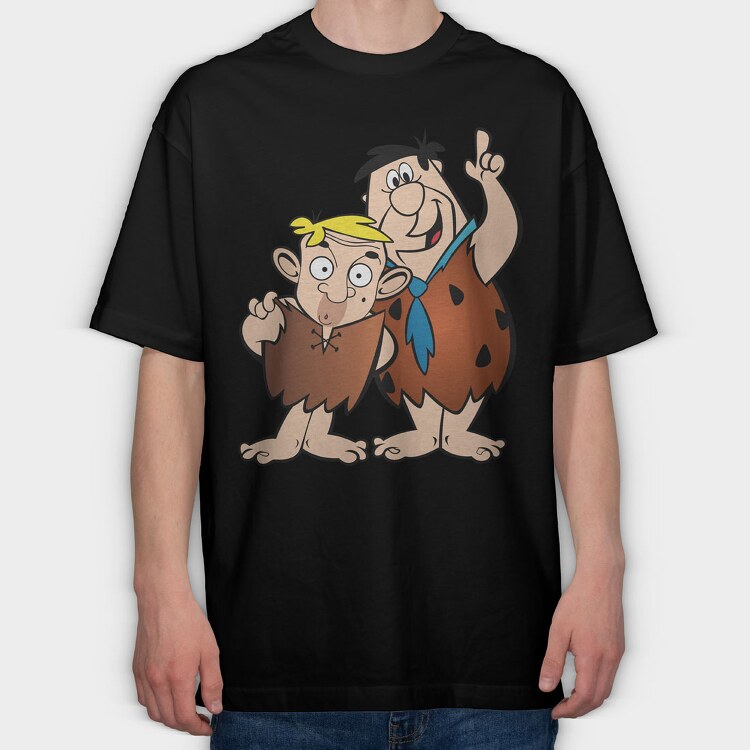 The Flintstones 3, Tricou Oversize Barbati (Unisex)