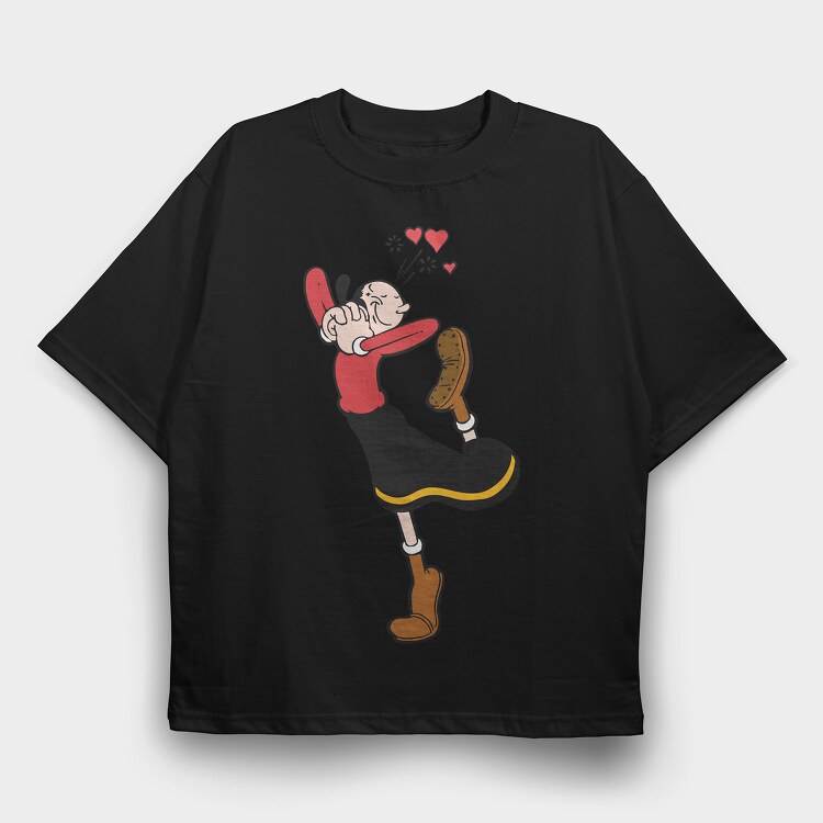 Popeye 25, Tricou Oversize Barbati (Unisex)