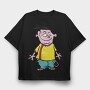 Cartoon Retro Ed Edd N Eddy 4, Tricou Oversize Barbati (Unisex)