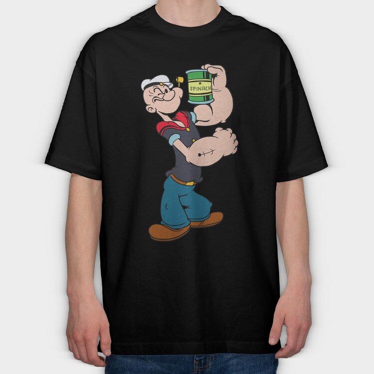 Popeye 6, Tricou Oversize Barbati (Unisex)