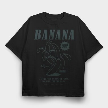 Banana 1, Tricou Oversize Barbati (Unisex)