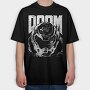 Doom 4, Tricou Oversize Barbati (Unisex)