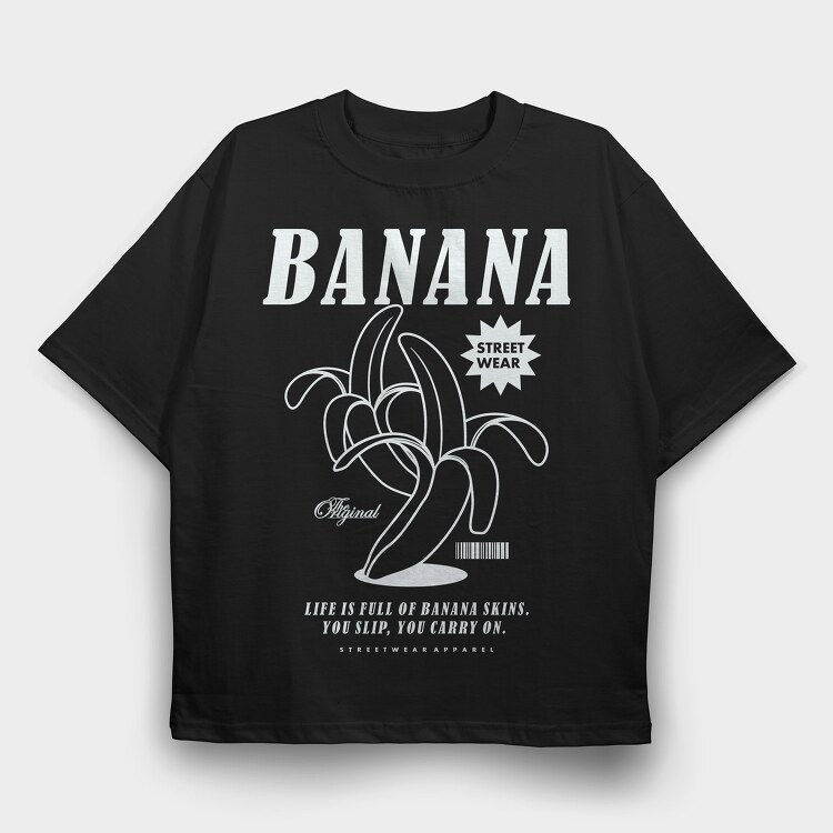 Banana 2, Tricou Oversize Barbati (Unisex)
