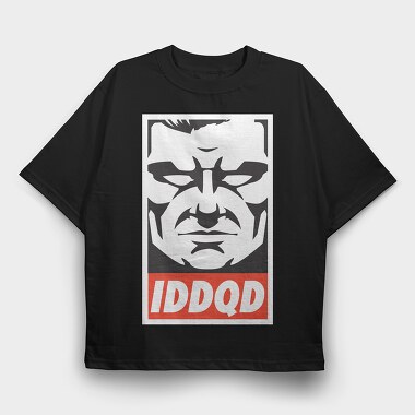 Doom 5, Tricou Oversize Barbati (Unisex)