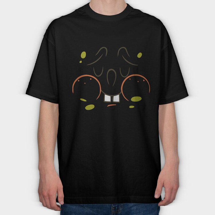 SpongeBob face 1, Tricou Oversize Barbati (Unisex)