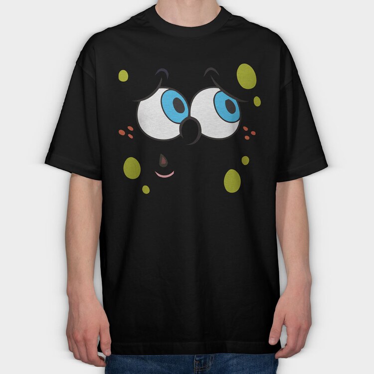 SpongeBob face 12, Tricou Oversize Barbati (Unisex)