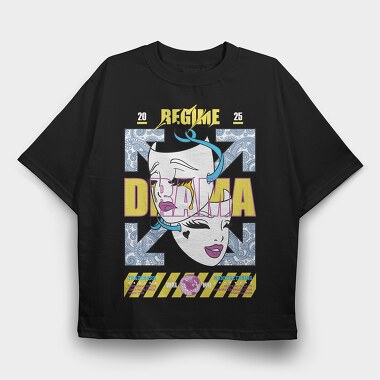 Drama 1, Tricou Oversize Barbati (Unisex)