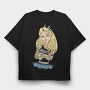 Princess Rockstar 6, Tricou Oversize Barbati (Unisex)
