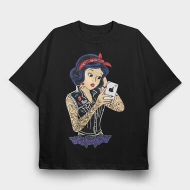 Princess Rockstar 9, Tricou Oversize Barbati (Unisex)